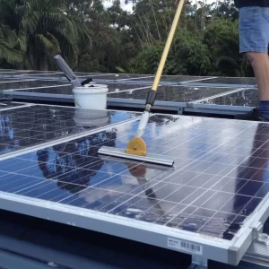 solar panel cleaning